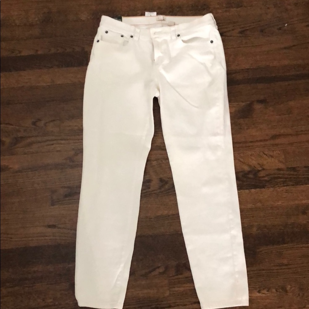J Crew White Skinny Jeans